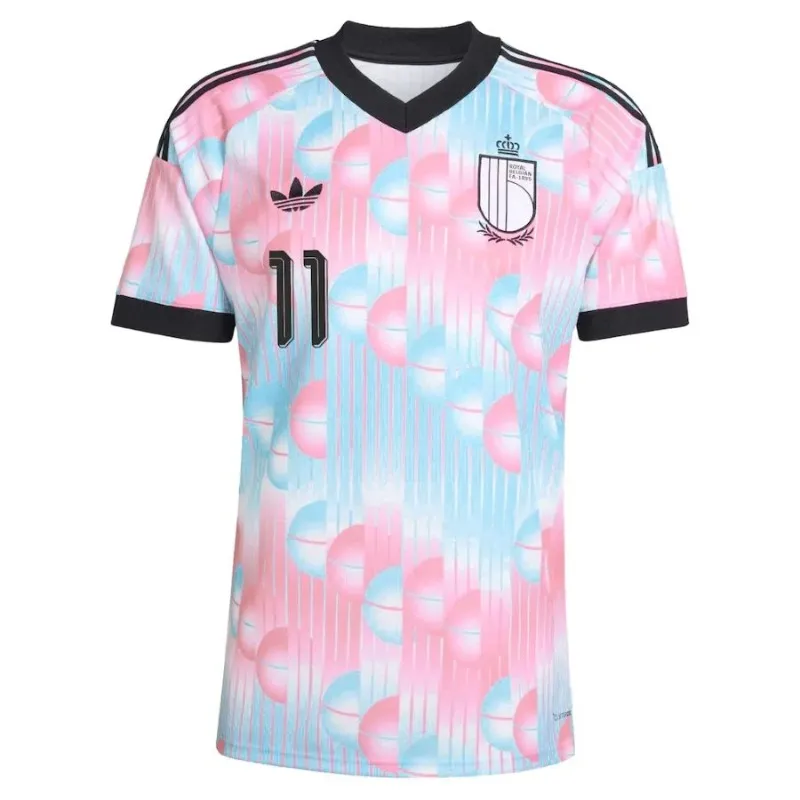 Belgium DOKU 2026/27 Kids Away Set Blue Pink