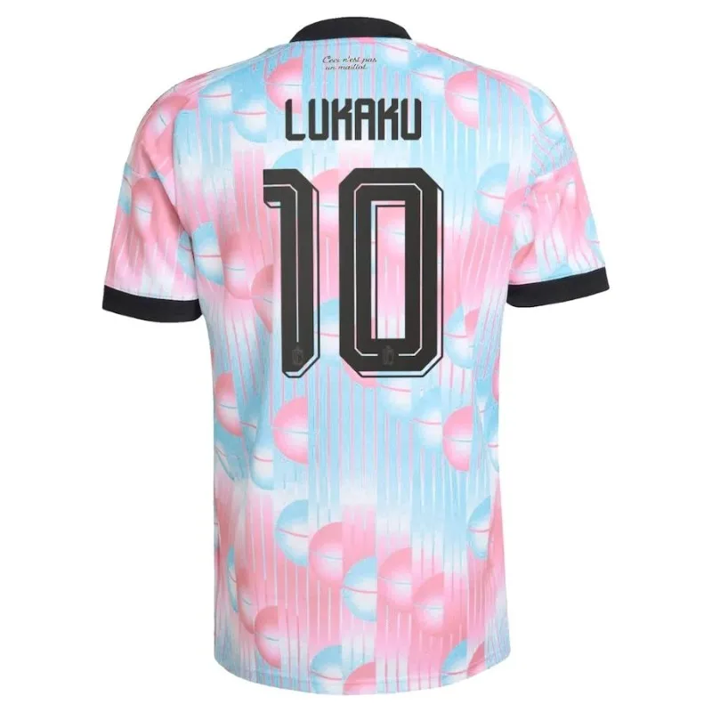Belgium LUKAKU 2026/27 Away Jersey Blue Pink