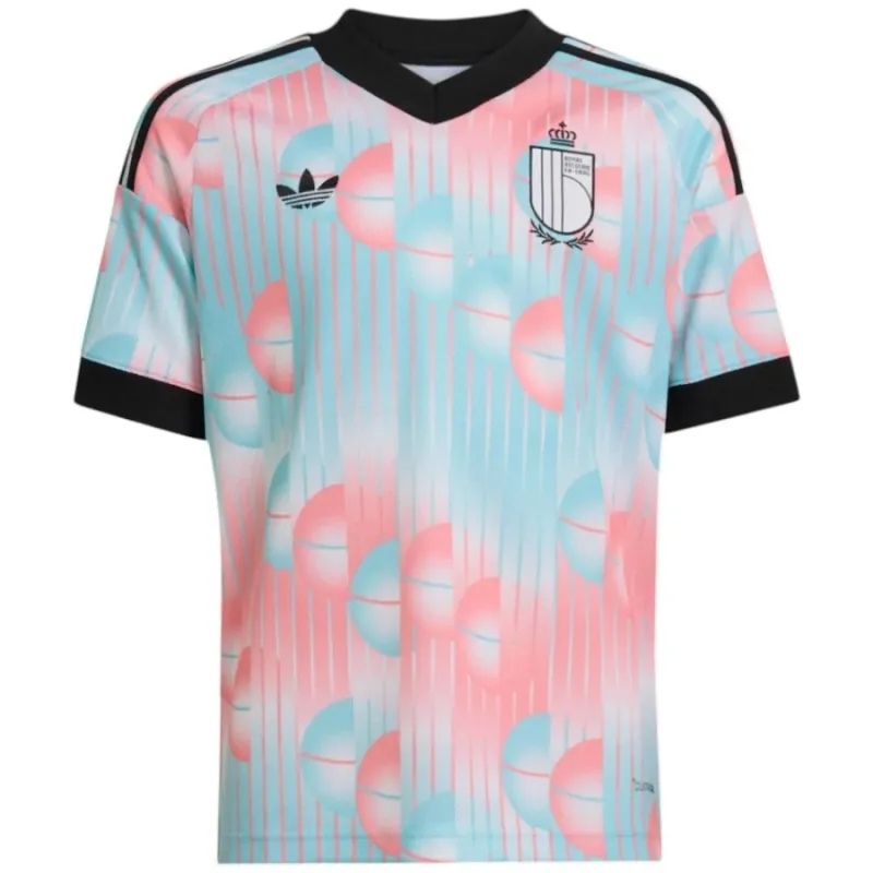 Belgium 2026/27 Kids Away Jersey Blue Pink