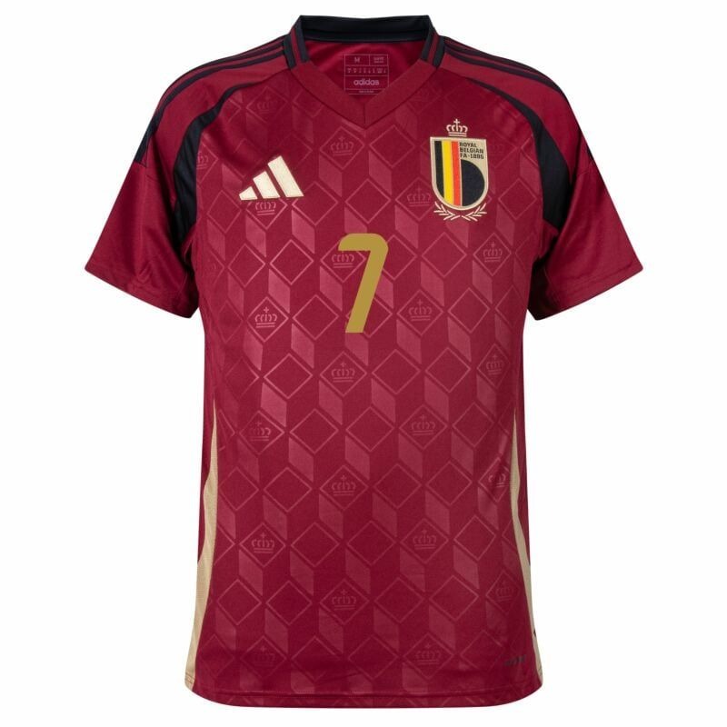 Belgium DE BRUYNE 2024/25 Home Jersey - Red