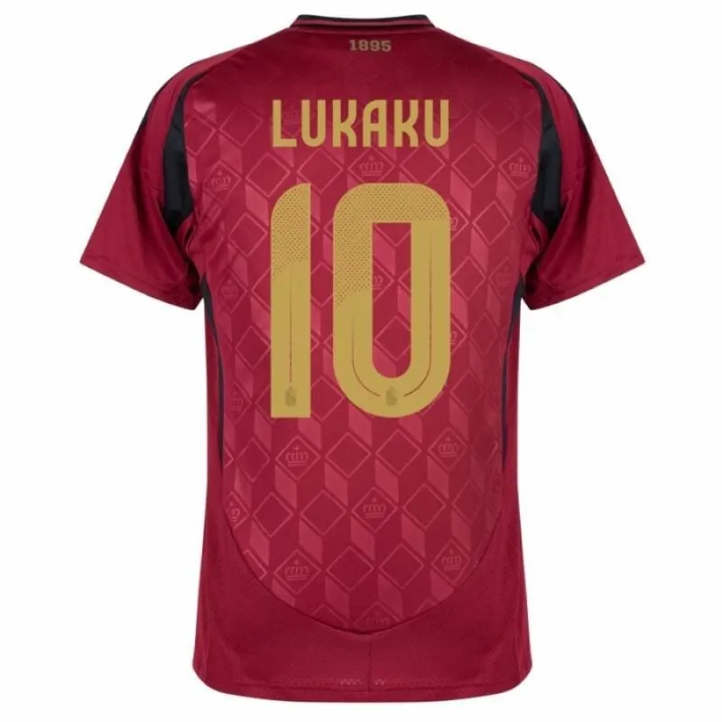 Belgio LUKAKU Maglia Home 2024/25 - Rosso