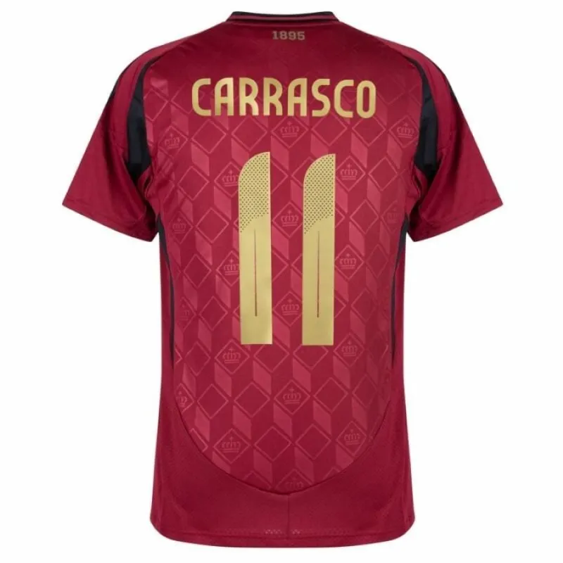 Belgio CARRASCO Maglia Home 2024/25 - Rosso