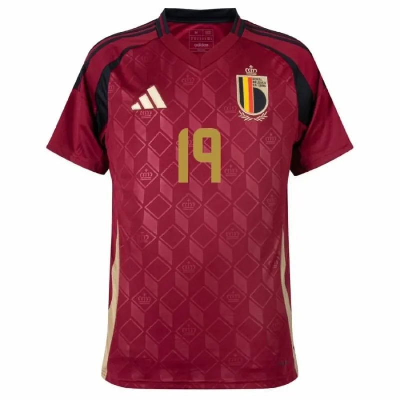 Belgio BAKAYOKO Maglia Home 2024/25 - Rosso