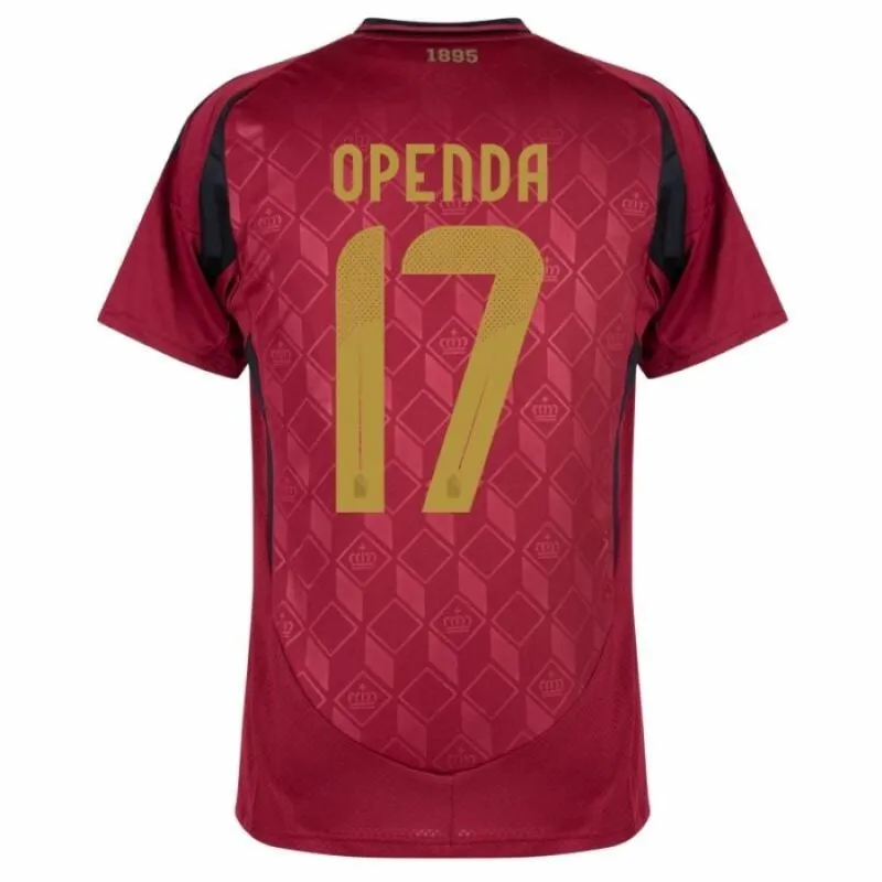 Belgio OPENDA Maglia Home 2024/25 - Rosso