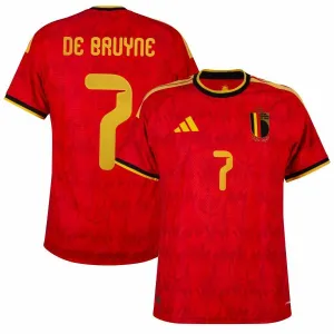 Belgium DE BRUYNE 2026/27 Home Jersey - Red