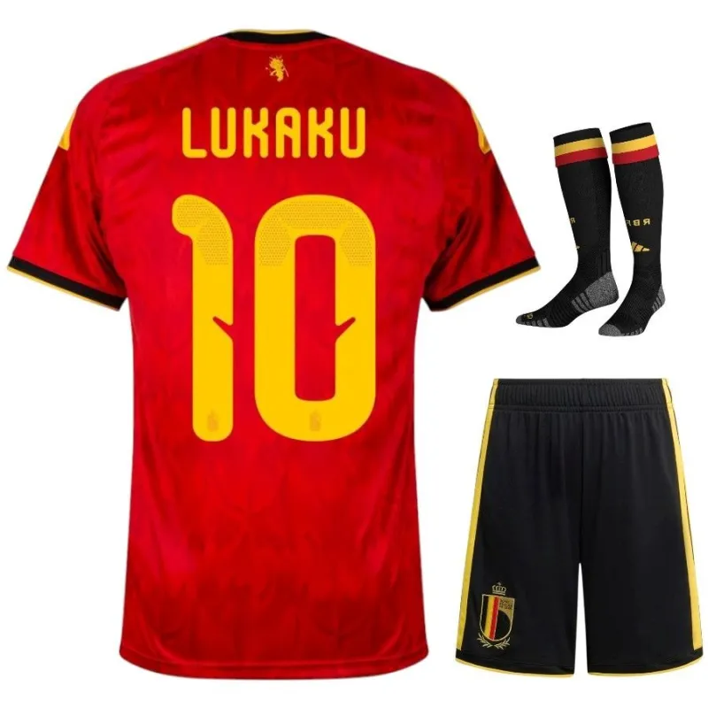 Belgium LUKAKU 2026/27 Kids Home Kit Set - Red