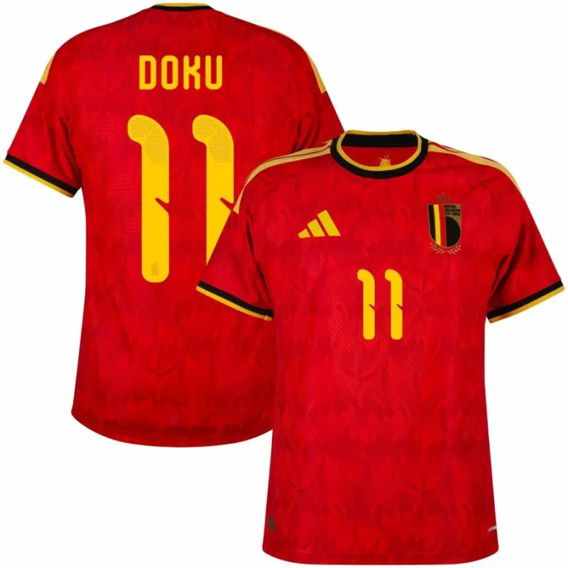 Belgio DOKU 2026/27 Maglia home - Rossa