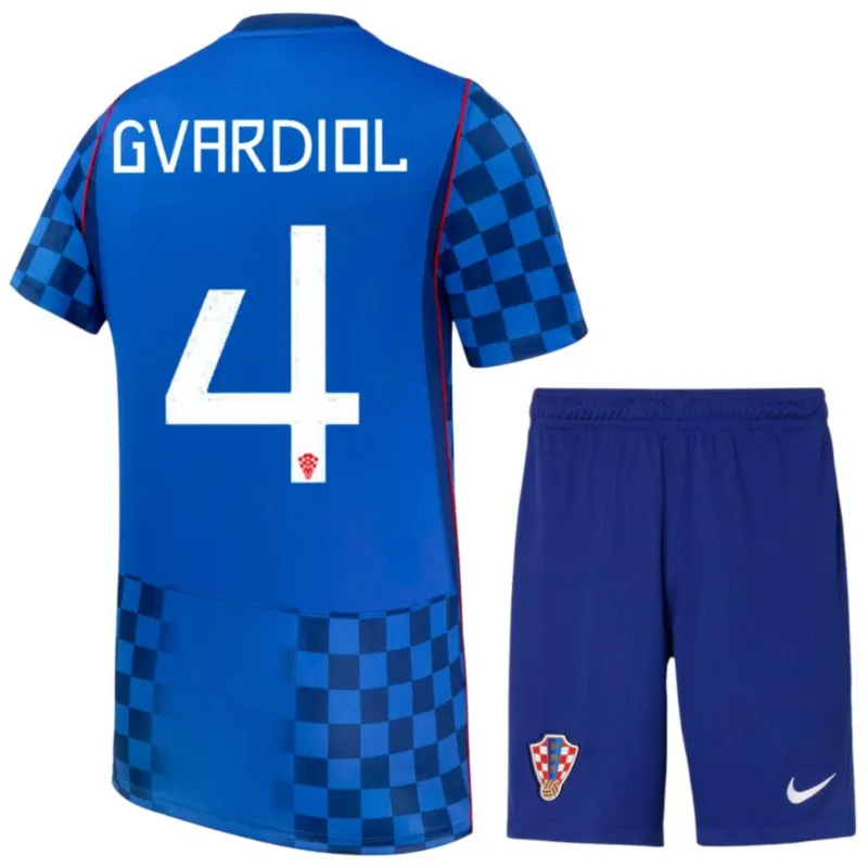 Kroatien Auswärts-Kinderset WM 2026/27 GVARDIOL