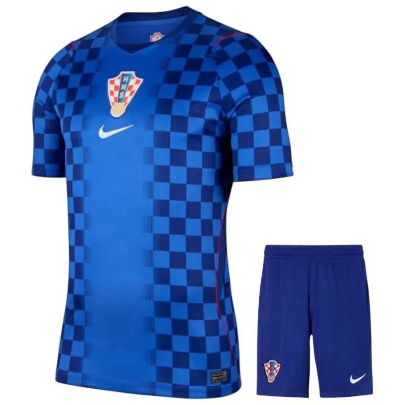 Croatia 2026/27 Away Kids Kit Blue