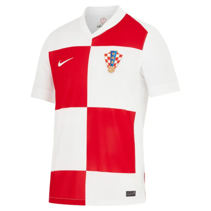 Maillot domicile des joueurs de Croatie 2024/25 - Rouge/blanc