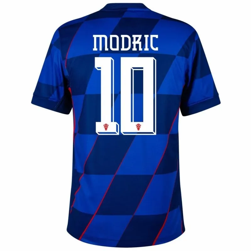 Modrić Croatia 2024/25 Kids' Away Jersey + Shorts - Blue