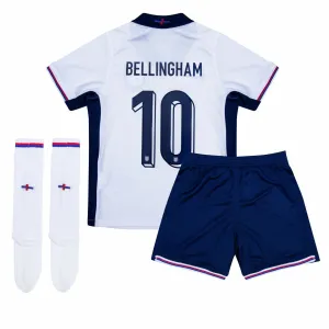 Jude Bellinghams England 2024/25 Kinderheimkit - Weiß