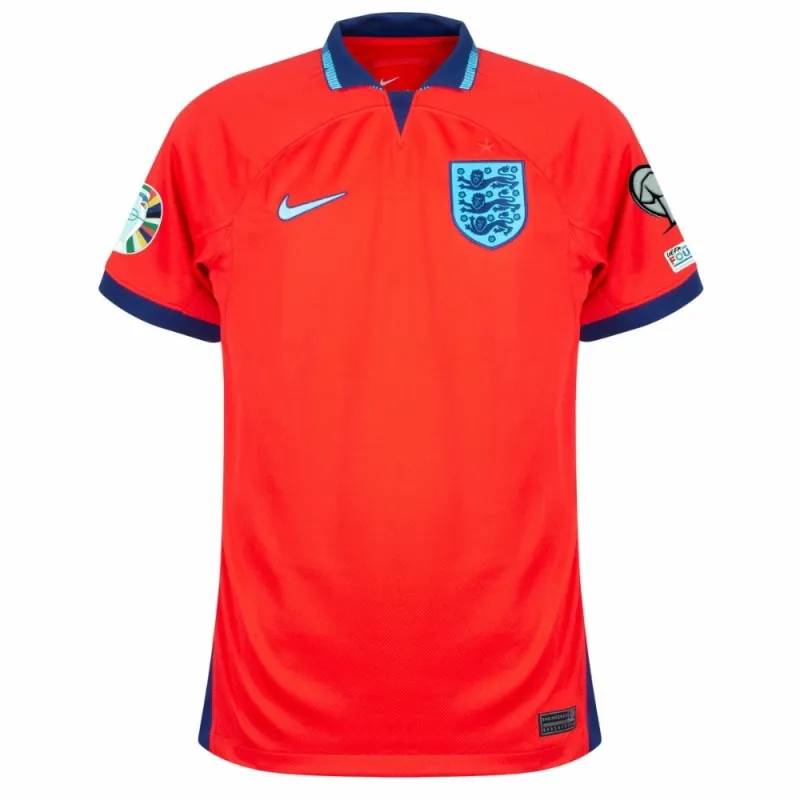 England's 2024 UEFA European Championship Away Children's Kit - Red