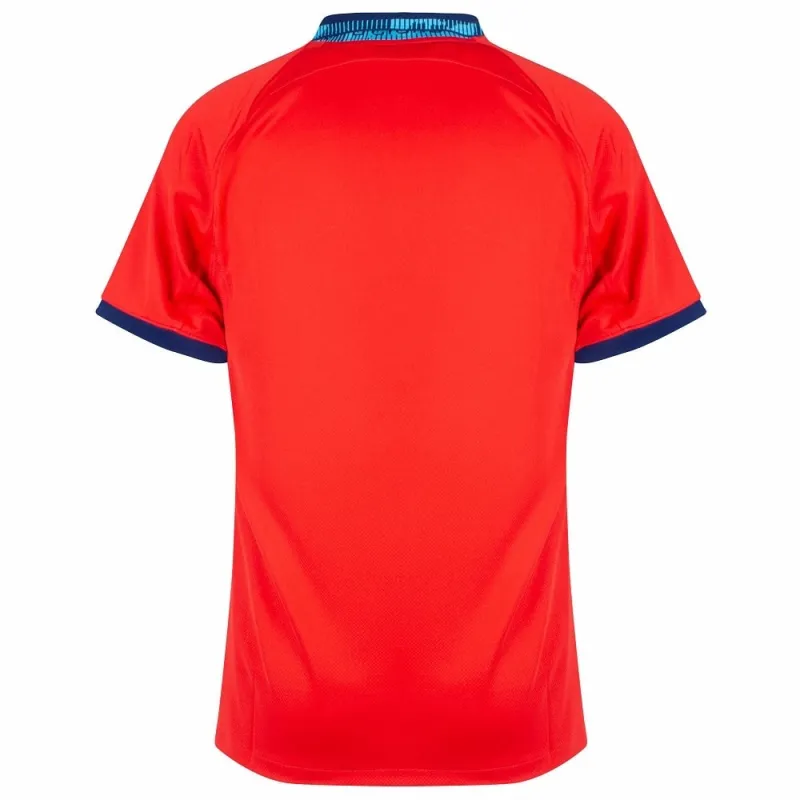 England's 2024 UEFA European Championship Away Children's Kit - Red