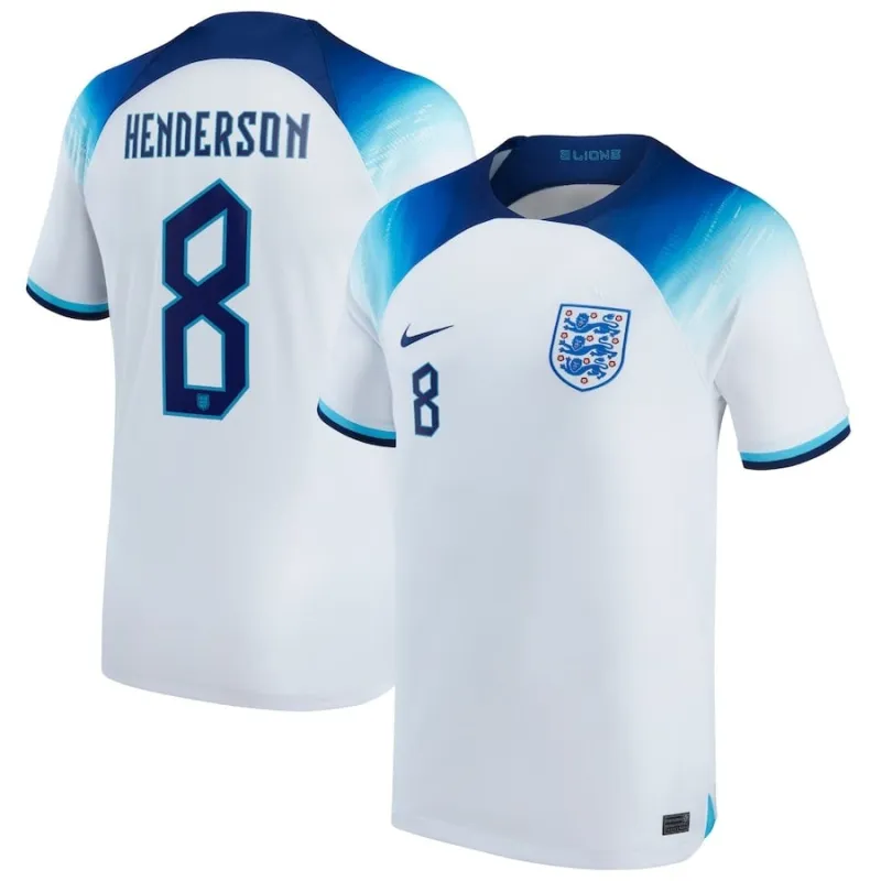 Henderson's England 2022 World Cup Home Jersey - White