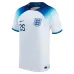 Saka's England 2022 World Cup Home Jersey - White