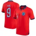 Kane's England 2022 World Cup Away Jersey - Red