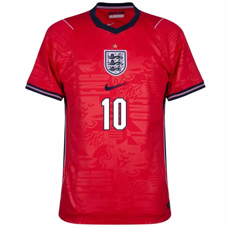 England BELLINGHAM 2026/27 Away Kids Kit Red