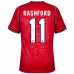 England RASHFORD 2026/27 Away Kids Kit Red