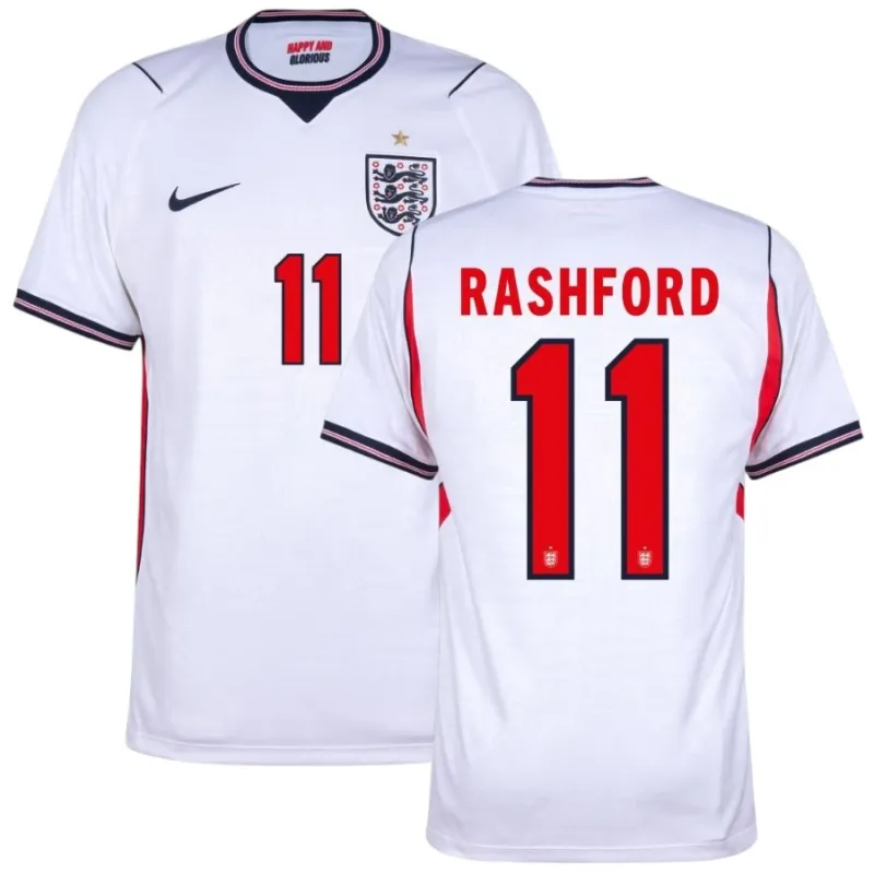 Maillot Domicile Angleterre RASHFORD 2026/27 Blanc