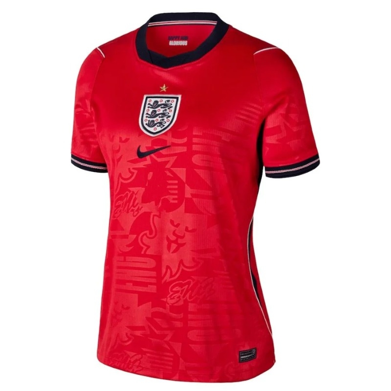 England 2026/27 Damen Auswärtstrikot rot