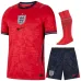 England 2026/27 Auswärtstrikot Kinder Rot