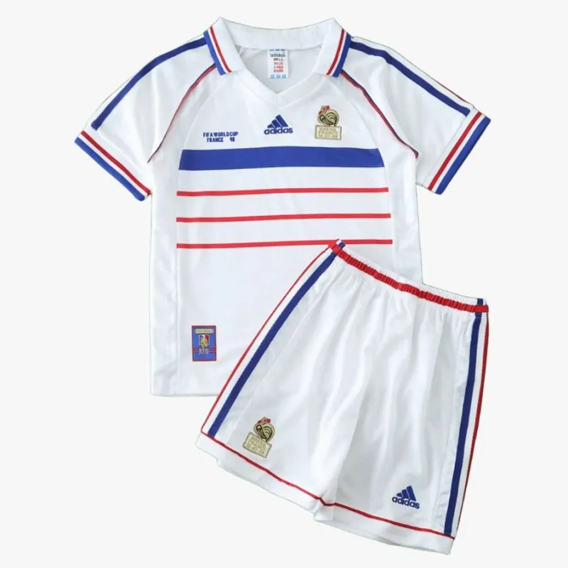 France 1998 Away Kids' Kit White