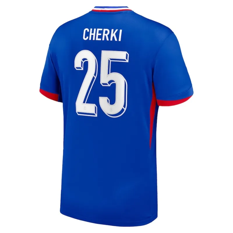 Rayan Cherki France 2024/25 Home Replica Jersey