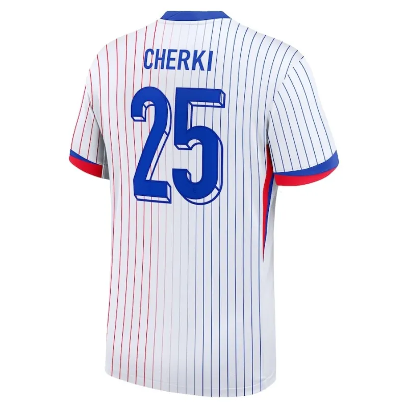 Cherki France 2024/25 Away Replica Jersey Blue