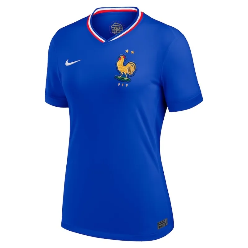 Le maillot domicile féminin de l'équipe de France 2024/25 - Bleu