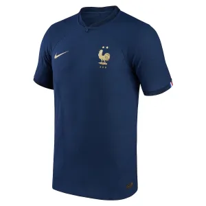 The French team's 2022 home World Cup jersey for players - Blue