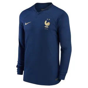 The French team's 2022 home World Cup sweatshirt - Blue
