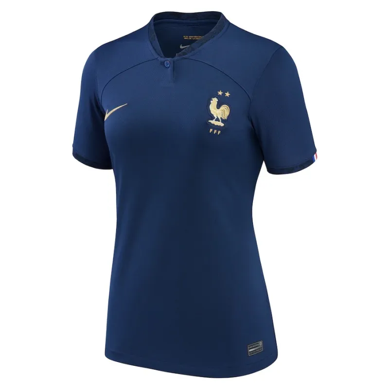 Le maillot de l'équipe de France féminine pour la Coupe du Monde 2022 à domicile - Bleu
