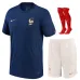 The French team's 2022 home World Cup children's jersey - Blue