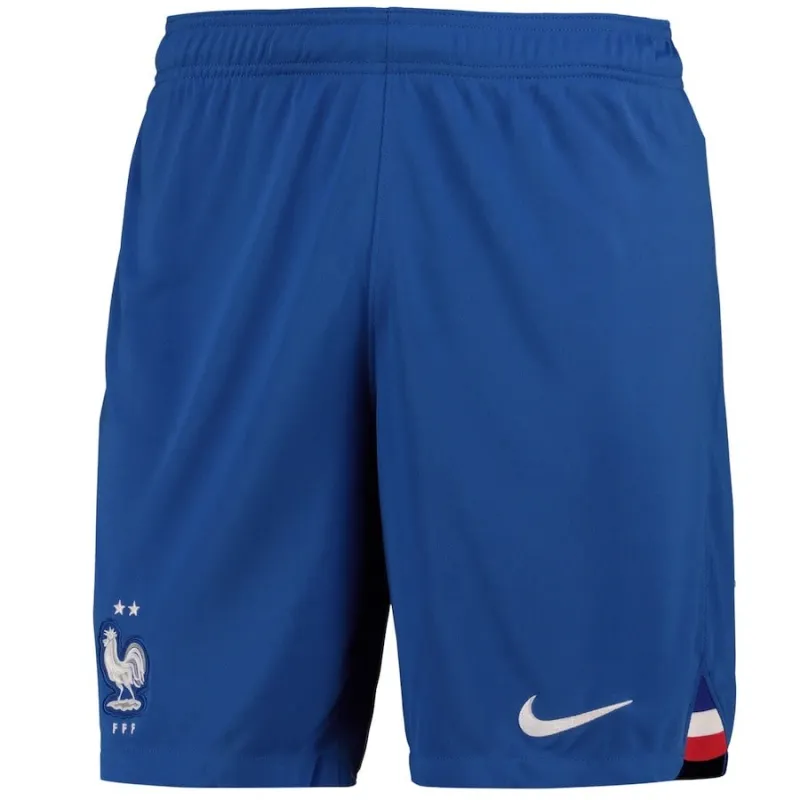 The French national team's 2024 away European Cup children's kit jersey - White