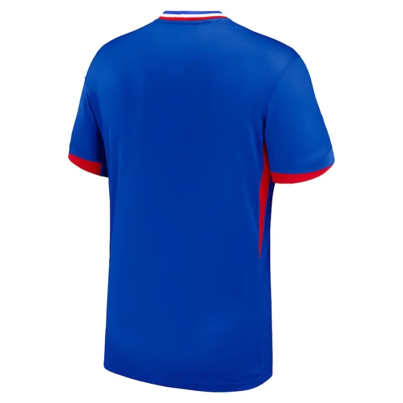 The French national team's 2024/25 home children's kit jersey - Blue