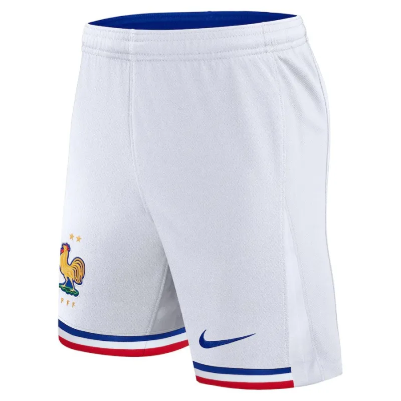 The French national team's 2024/25 home children's kit jersey - Blue