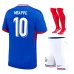 Mbappé's French national team 2024/25 home children's kit jersey - Blue