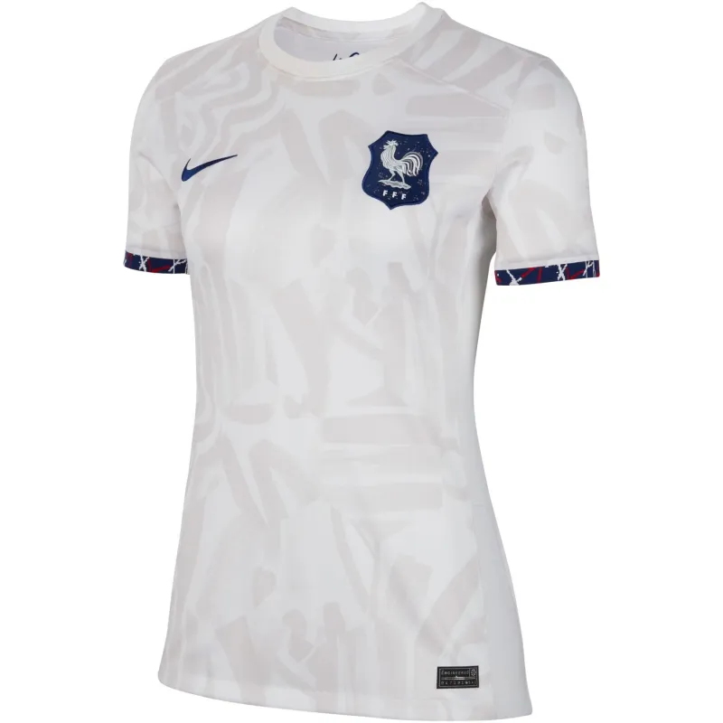 The French national team's 2023/24 away women's jersey - White