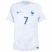 Le maillot d'extérieur de l'équipe nationale de France d'Antoine Griezmann pour la Coupe du monde 2022 - Blanc