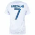 Le maillot d'extérieur de l'équipe nationale de France d'Antoine Griezmann pour la Coupe du monde 2022 - Blanc