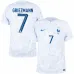 Le maillot d'extérieur de l'équipe nationale de France d'Antoine Griezmann pour la Coupe du monde 2022 - Blanc