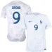 Olivier Giroud's French national team 2022 away World Cup jersey - White