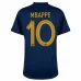 Le maillot de l'équipe nationale de France de Kylian Mbappé pour la Coupe du monde 2022 à domicile - Bleu