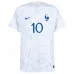 Kylian Mbappé's French national team 2022 away World Cup jersey - White