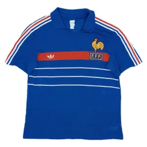 The retro home jersey of the French national team in 1984 - Blue
