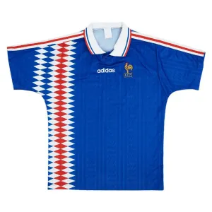 The retro home jersey of the French national team in 1994 - Blue