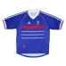 The retro home jersey of Zinedine Zidane's French national team in 1998 - blue.