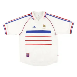 The retro away jersey of Zinedine Zidane's French national team in 1998 - White