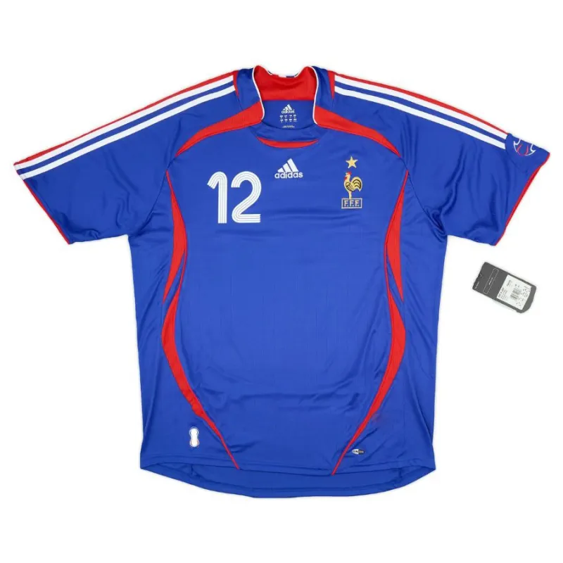 The retro home jersey of Thierry Henry's French national team from 2006 to 2007 - blue.